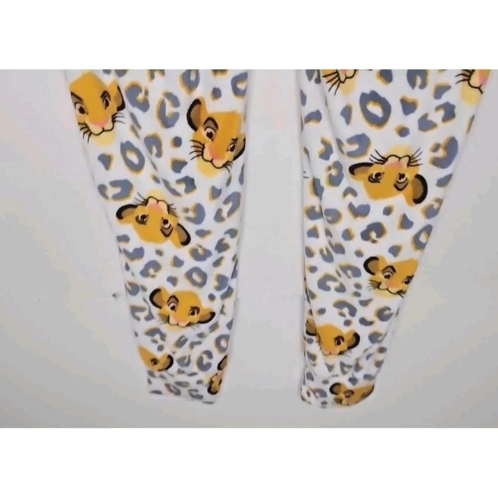 Disney The Lion King Simba 2 Pc Pajama Set Womens Sz XS White‎ Soft Fleece Sleep - Picture 14 of 16